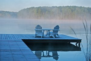 Relaxing lake view